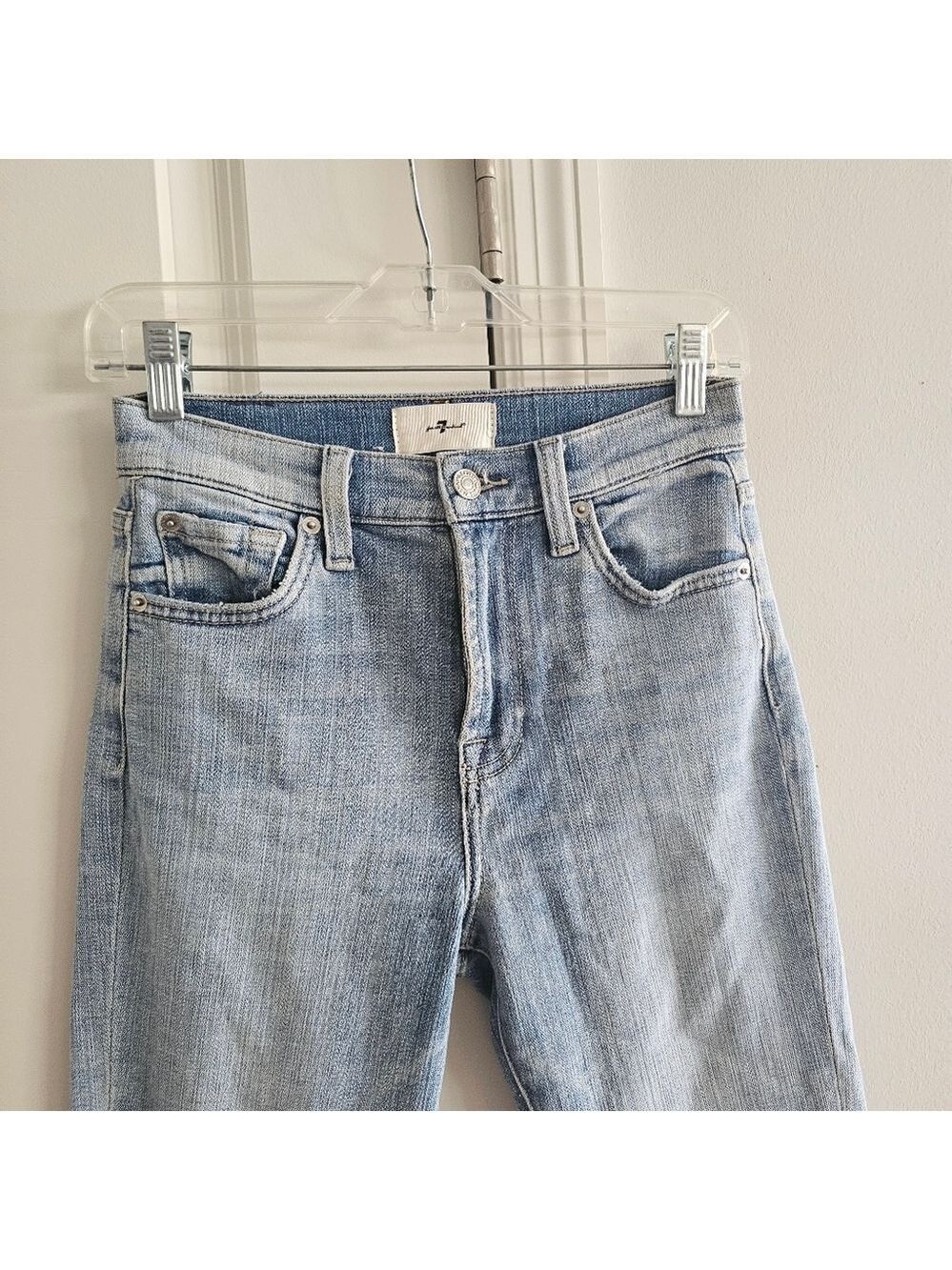 7FAM High Waist Slim Kick Jeans - Picture 4 of 7
